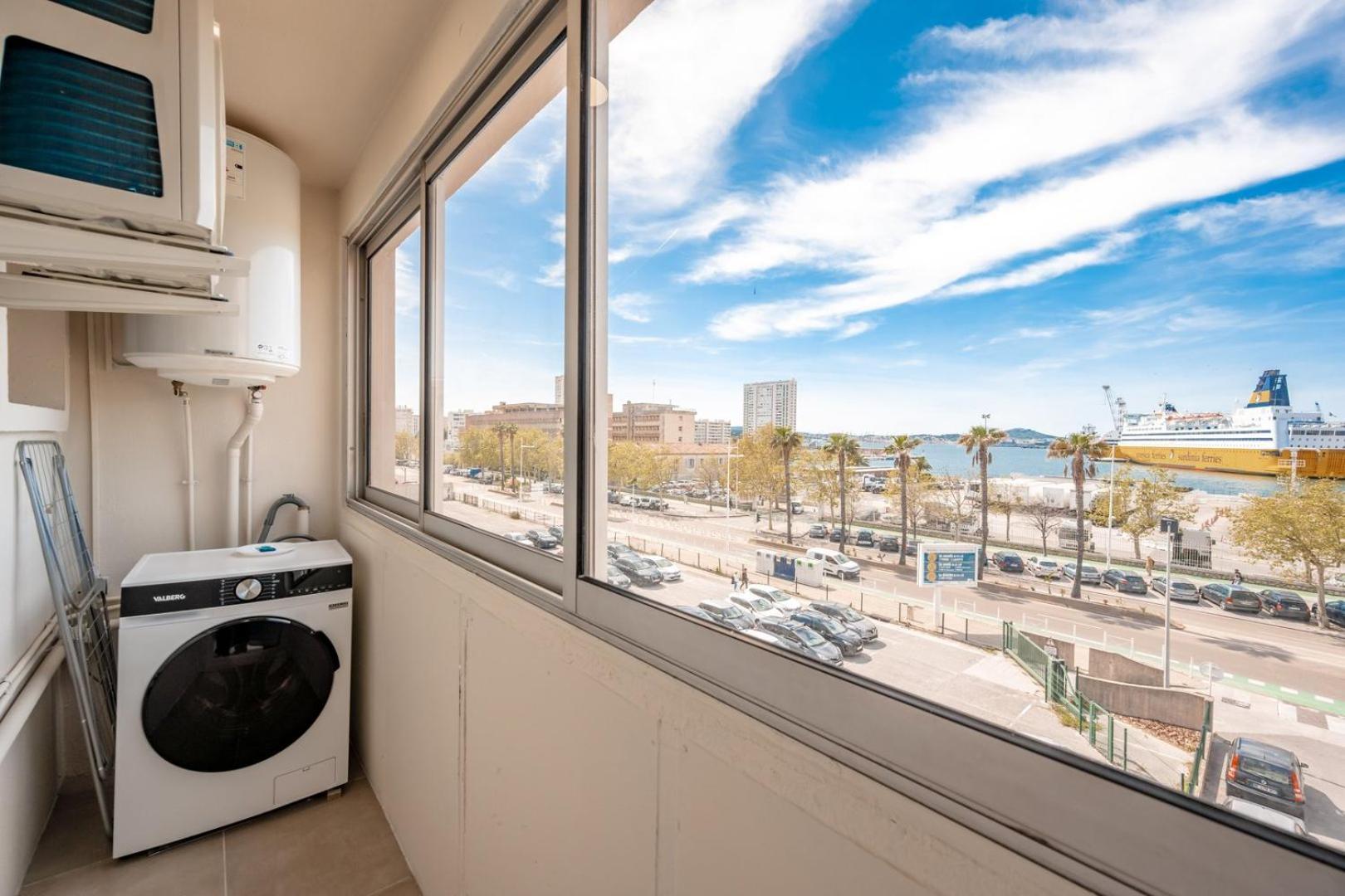 Air-Conditioned Apartment - Sea View Port 툴롱 외부 사진